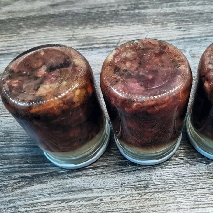 Кальмар с грибами (заправка)