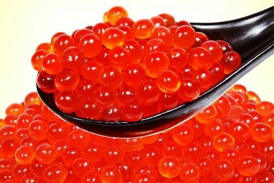 Красная икра кижуч